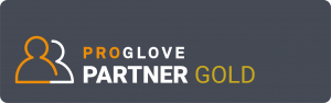 ProGlove Partner Logos 2019 Gold_blue Sticker